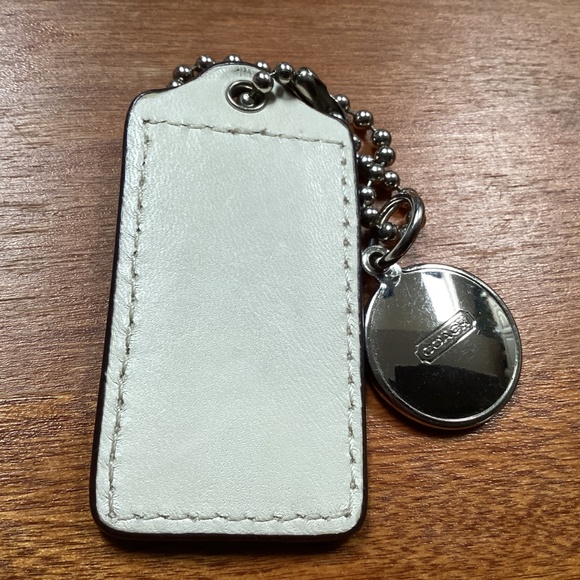 Coach Off White Bag Tag/Hang Tag/ Bag Charm - Picture 7 of 8